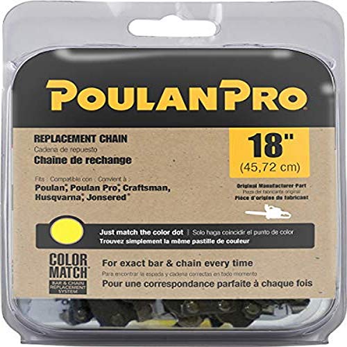 poulan/weed eater 051338 Poulan Pro, 18″ Replacement Chain Saw Cutting Chain