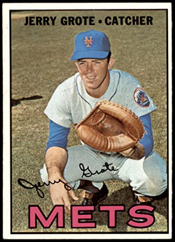 1967 Topps # 413 Jerry Grote New York Mets (Baseball Card) EX Mets