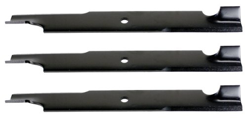 USA Mower Blades U13276BP (3) High-Lift for Ariens 08979600 Toro 105-7718 108-1123 Length 20-1/2in. Width 2-1/2in. Thickness .250in. Center Hole 5/8in. 60in. Deck