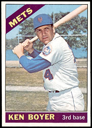 1966 Topps # 385 Ken Boyer New York Mets (Baseball Card) EX/MT Mets