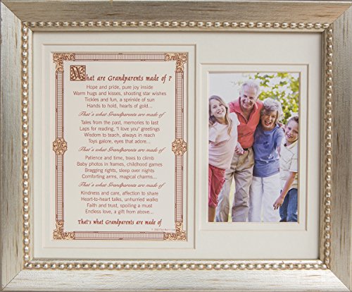 The Grandparent Gift Frame, What are Grandparents Made of Photo Frame with Sentiment