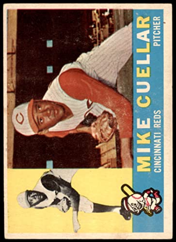 1960 Topps # 398 Mike Cuellar Cincinnati Reds (Baseball Card) Dean’s Cards 2 – GOOD Reds