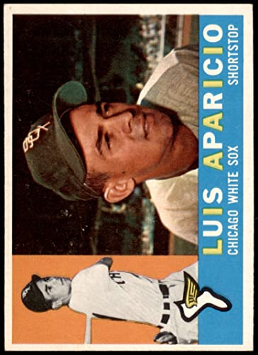 1960 Topps # 240 Luis Aparicio Chicago White Sox (Baseball Card) EX White Sox
