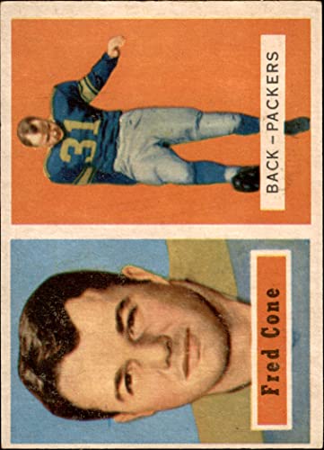 1957 Topps # 107 Fred Cone Green Bay Packers (Football Card) EX/MT Packers Clemson