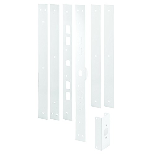 Defender Security U 11026 Jamb Repair and Reinforcement Kit, 59-1/2″ Installed, Steel Construction, White (1 kit) | The Storepaperoomates Retail Market - Fast Affordable Shopping
