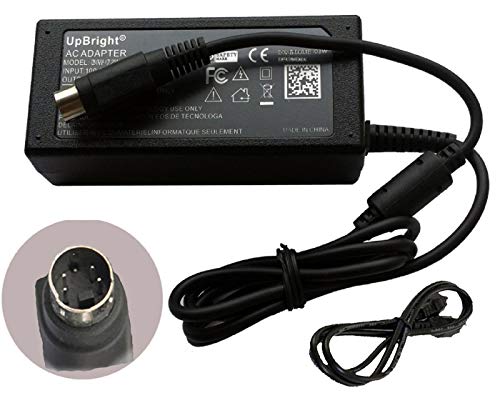 UpBright New Global 4-Pin Mini DIN AC/DC Adapter Compatible with LaCie 708014 708013 707610 Hard Disk Drive HDD HD 12V 5V Power Supply Cord Cable Charger Mains PSU