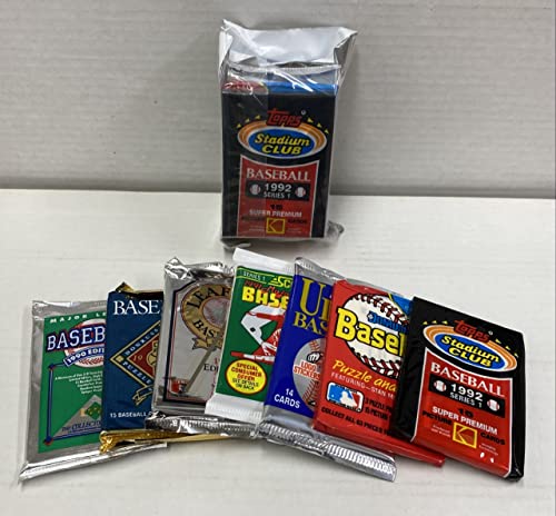 FACTORY SEALED PACK SALE! 100 OLD BASEBALL CARDS ~TOPPS ~ FLEER ~ DONRUSS ~ UPPER DECK ~ SCORE ~ STADIUM CLUB ~ O-PEE-CHEE ~ BOWMAN SEALED WAX PACKS ESTATE SALE WAREHOUSE FIND! | The Storepaperoomates Retail Market - Fast Affordable Shopping