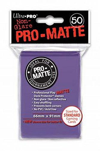 Ultra Pro 50ct Pro-Matte Purple Standard Deck Protectors