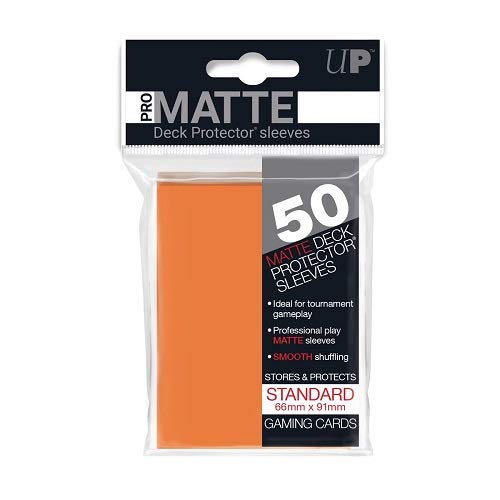 Ultra Pro 50ct Pro-Matte Orange Standard Deck Protectors