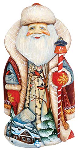 Natures Friend Santa, Woodcarved Figurine by G.DeBrekht 210161