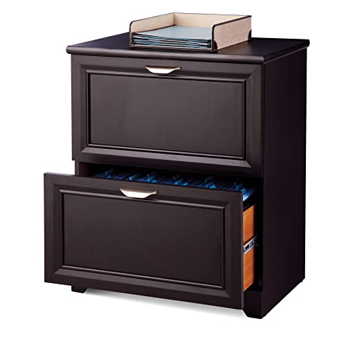Realspace® Magellan 24″W Lateral 2-Drawer File Cabinet, Espresso