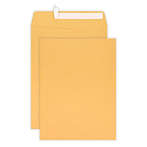 Office Depot Clean Seal(TM) Catalog Envelopes, 10in. x 13in., 20% Recycled, Brown, Pack Of 100, 77927