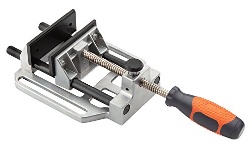 Bora Drill Press Vise Bora 551027 – The Sturdy, Quick Release Clamp that Attaches to Your Drill Press Table and Holds Your Material Fast for Easy Drilling