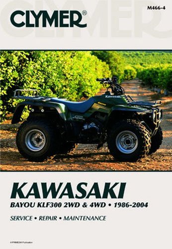 CLYMER ATV REPAIR MANUAL – KAWASAKI KLF 300 – 1986-2004 _M466-4