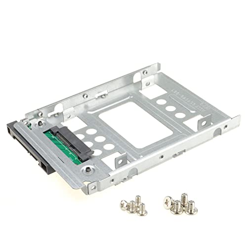 DSLRKIT 2.5″ SSD to 3.5″ SATA Hard Disk Drive HDD Adapter Caddy Tray CAGE Hot Swap Plug