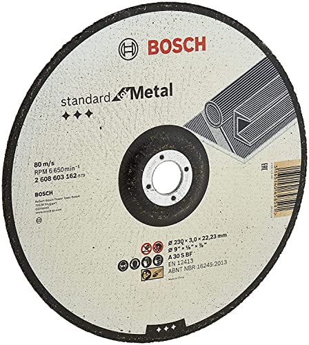 Bosch 2608603162 Standard for Metal Cutting disc with Depressed Centre