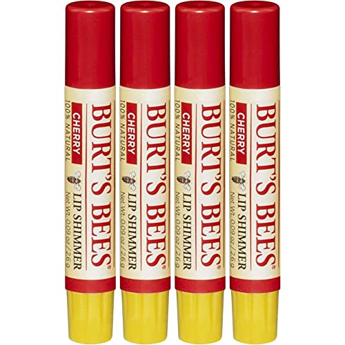 Burt’s Bees Lip Shimmer, Cherry 0.09 Ounce (Pack of 4) | The Storepaperoomates Retail Market - Fast Affordable Shopping