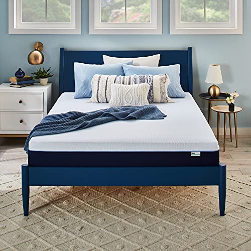 Sleep Innovations Marley 12 Inch Cooling Gel Memory Foam Mattress with Airflow Channel Foam for Breathability, King Size, Bed in a Box, Medium Firm Support