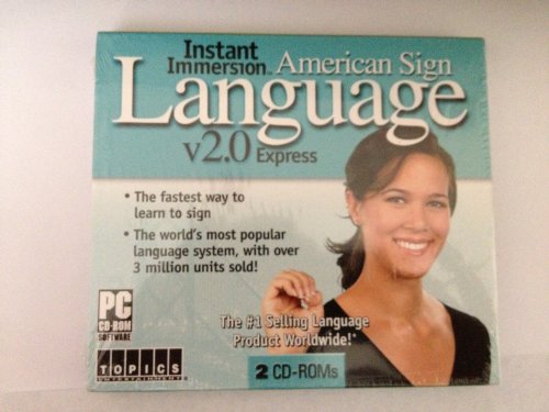 Instant Immersion American Sign Language v2.0 Express PC CD-ROM