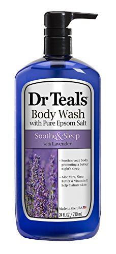 Dr Teal’s Pure Epsom Salt Body Wash Soother & Moisturize With Lavender 24 Ounce