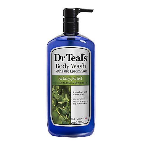 Dr Teal’s Ultra Moisturizing Body Wash Relax and Relief with Eucalyptus Spearmint, 24 Fluid Ounce