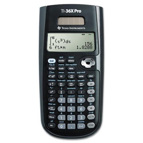 Texas Instruments TI-36X PRO Scientific Calculator, Solar Powered