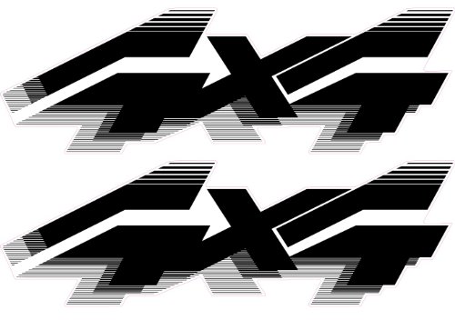Vinylmark LLC 4×4 Off Road Decals (Black) – 1992 to 1996 Fits Ford Truck Bed