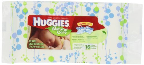 Huggies Natural Care Baby Wipes – Unscented – 16 ct