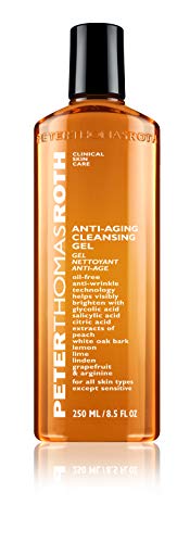 Peter Thomas Roth | Anti-Aging Cleansing Gel | Face Wash with Anti-Wrinkle Technology, Exfoliates with Glycolic Acid and Salicylic Acid, 8.5 Fl Oz