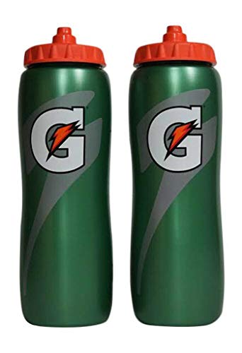 Gatorade 32 Oz Squeeze Water Sports Bottle – Pack of 2 – New Easy Grip Design