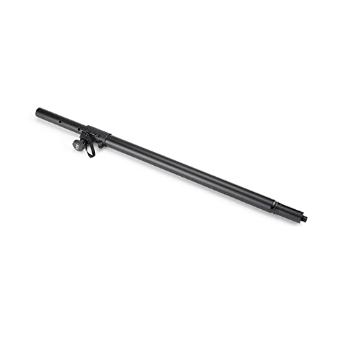 On-Stage SS7746 Subwoofer Pole with M20 Thread (for Mounting a PA Speaker Above a Sub Cabinet, 1 3/8” Mount with Optional M20-Threaded Stem, 100 lb Capacity, Adjustable Height, Steel, Black)