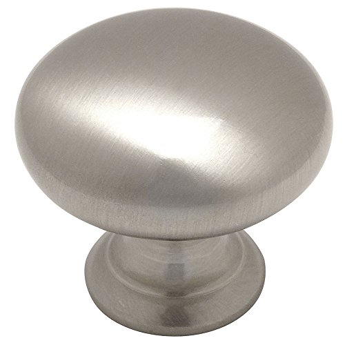 Cosmas 10 Pack 4950SN Satin Nickel Cabinet Hardware Round Mushroom Knob – 1-1/4″ Diameter
