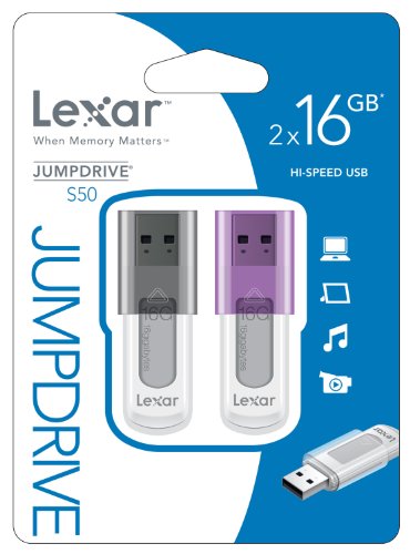 Lexar USB 2.0, 16GB 16GB USB 2.0 Type-A Black,Purple USB flash drive