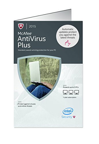 McAfee Antivirus Plus 2015 – 3 PCs