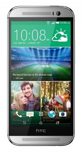 HTC One M8 16GB 4G LTE Unlocked GSM Android Cell Phone EMEA Version – Silver
