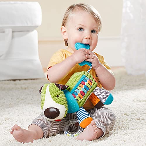 Skip Hop Bandana Buddies Baby Activity and Teething Toy with Multi-Sensory Rattle and Textures, Puppy | The Storepaperoomates Retail Market - Fast Affordable Shopping