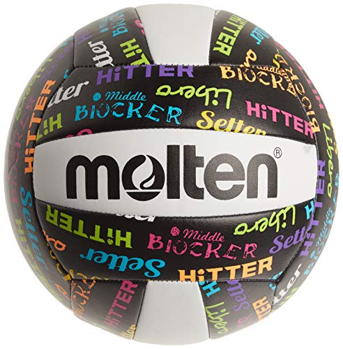 Molten Volleyball Positions Recreational Volleyball, Black/Neon Colors, Official, MS500-VBP | The Storepaperoomates Retail Market - Fast Affordable Shopping