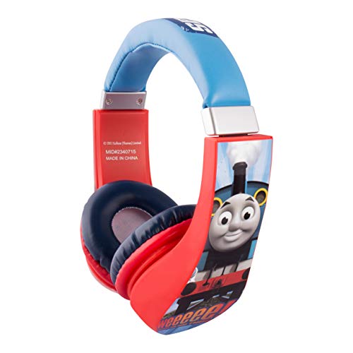 Sakar Kids Safe Over The Ear Headphones, Volume Limiter for Developing Ears, 3.5MM Stereo Jack, Recommended for Ages 3-9