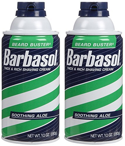 Barbasol Shave Cream, Soothing Aloe – 10 oz – 2 pk