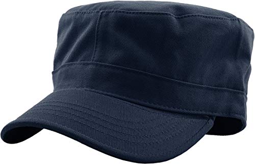 KBK-1464 NAV XL Cadet Army Cap Basic Everyday Military Style Hat (Now with STASH Pocket Version Available)
