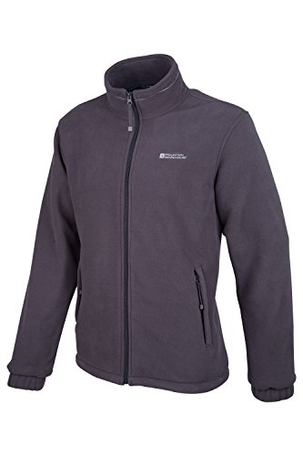 Mountain Warehouse Bernard Mens Windproof Fleece – For Winter Walking Dark Grey Small | The Storepaperoomates Retail Market - Fast Affordable Shopping
