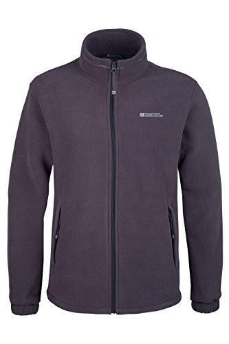 Mountain Warehouse Bernard Mens Windproof Fleece – For Winter Walking Dark Grey Small | The Storepaperoomates Retail Market - Fast Affordable Shopping