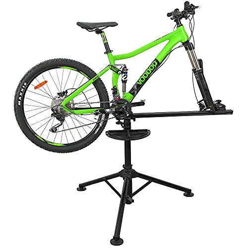BIKEHAND Bicycle Repair Mechanics Workstand -for Home or Professional Team Use – Mountain or Road Bike Maintenance with Plate Tools Holder – Aluminum Pro Sports | The Storepaperoomates Retail Market - Fast Affordable Shopping