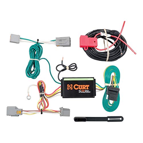 CURT 56218 Vehicle-Side Custom 4-Pin Trailer Wiring Harness, Fits Select Ford Transit Connect