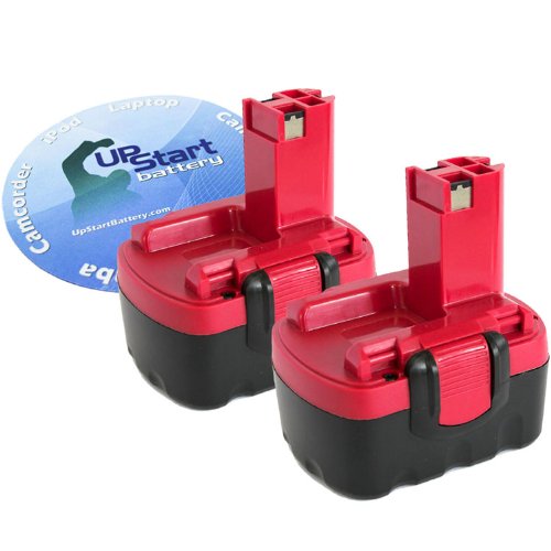 2-Pack Bosch 14.4V Battery Replacement – Compatible with Bosch 32614, BAT040, 33614, BAT140, PSR 14.4VE-2, GSR 14.4 V, GDS 14.4 V, GDR 14.4 V, ART 26, AHS 41, 53514, 52314, 13614, BAT038, 3660K, 35614, 34614, 15614, BAT159, BAT041 (1300mAh, NICD)