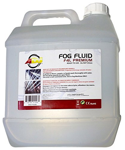 ADJ Products, F4L Premium Fog Juice, Safe Long-Lasting Fog Juice (4 Liter)