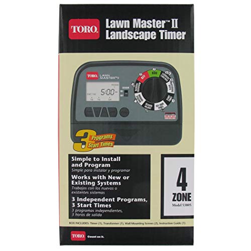 Toro Lawn Master II Programmable 4 zone Sprinkler Timer