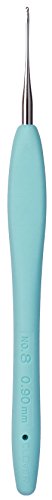 Clover 1224 Amour Steel Crochet Hook No. 8, 0.90mm,Blue | The Storepaperoomates Retail Market - Fast Affordable Shopping