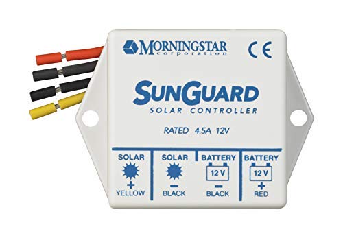 Morningstar Sunguard 6A Solar Charge Controller for 12V Batteries, Waterproof Outdoor Solar Panel Controller, Battery Controller Solar Controller 12V, Lowest Fail Rate Charge Controller