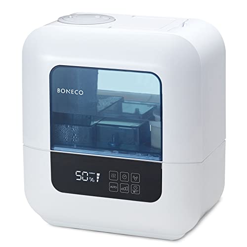 BONECO Warm or Cool Mist Ultrasonic Humidifier U700, (White)